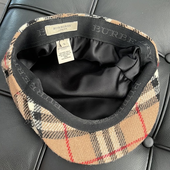 Burberry wool ivy/flat cap. Size S. - Picture 6 of 6